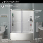 OVATION CURVE 60X60 TUB DOORS, BN