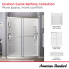 OVATION CURVE 60x72 BARN SHOWER DOOR, BN