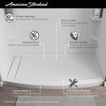 Ovation Curve 60X30-inch Shower Base with Left-hand Outlet