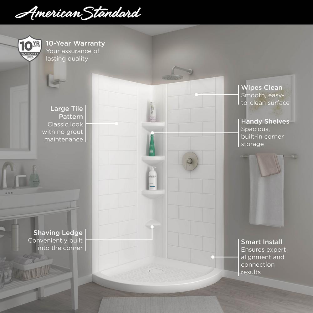 Ovation Curve 36X72 2Pc Subway Shower Walls