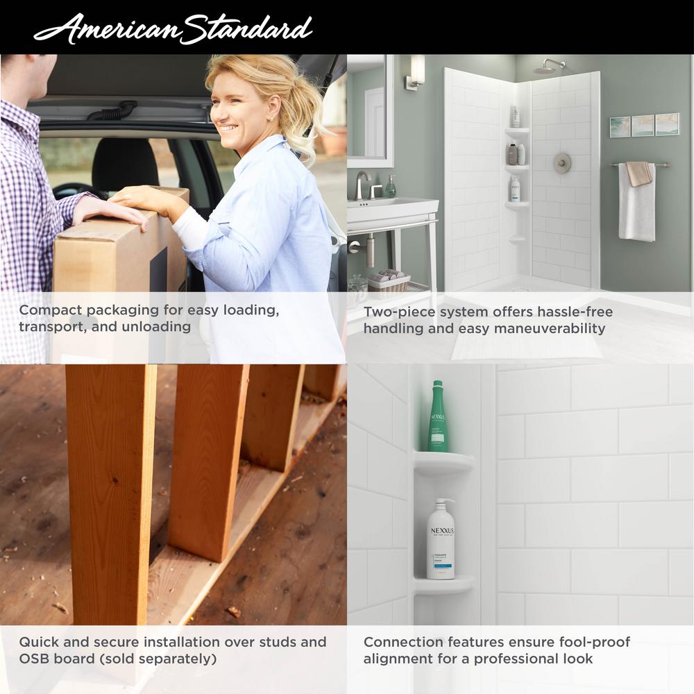Ovation Curve 38X74 2Pc Subway Shower Walls