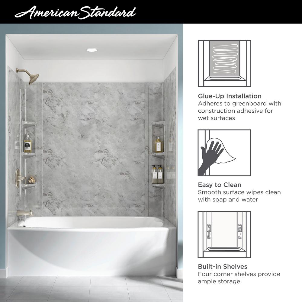 Ovation 60 x 30-Inch Bath Wall Set