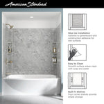 Ovation 60 x 30-Inch Bath Wall Set