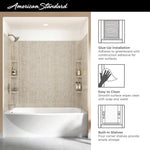Ovation 60 x 30-Inch Shower Wall Set