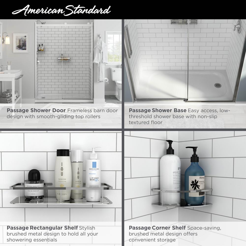 Passage 60 x 32 x 72-Inch Subway Shower Wall Set