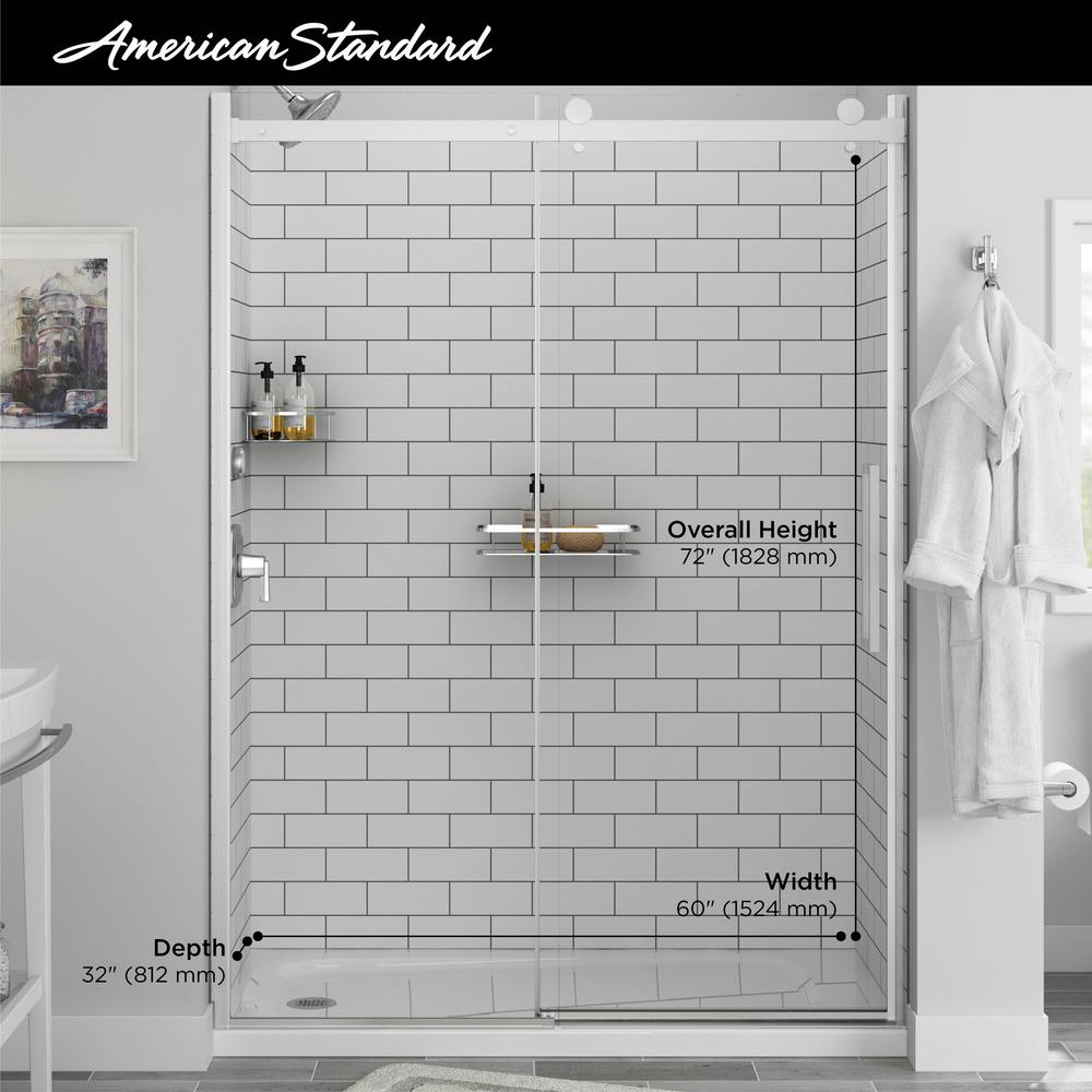 Passage 60 x 32 x 72-Inch Subway Shower Wall Set
