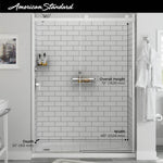 Passage 60 x 32 x 72-Inch Subway Shower Wall Set