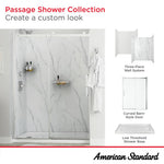 Passage 60 x 32 x 72-Inch Subway Shower Wall Set
