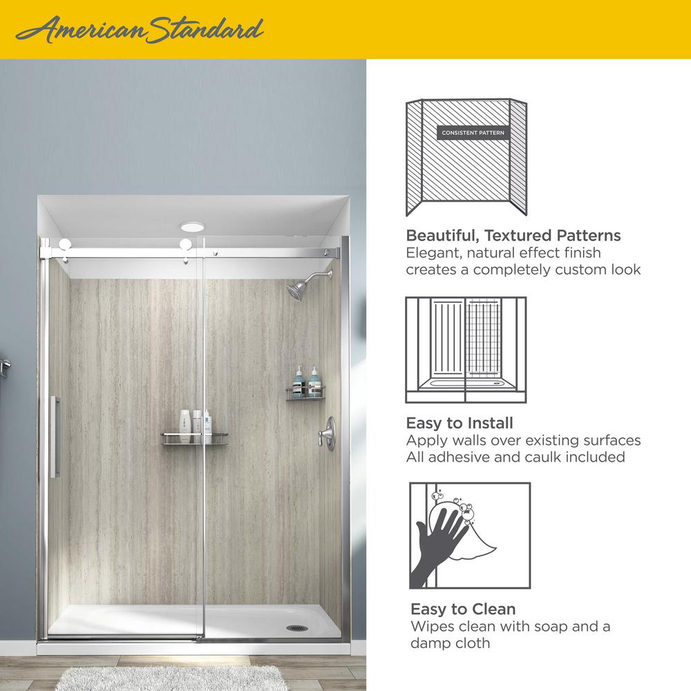 Passage 60 x 32 x 72-Inch Shower Wall Set
