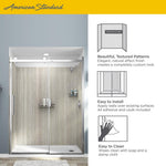 Passage 60 x 32 x 72-Inch Shower Wall Set