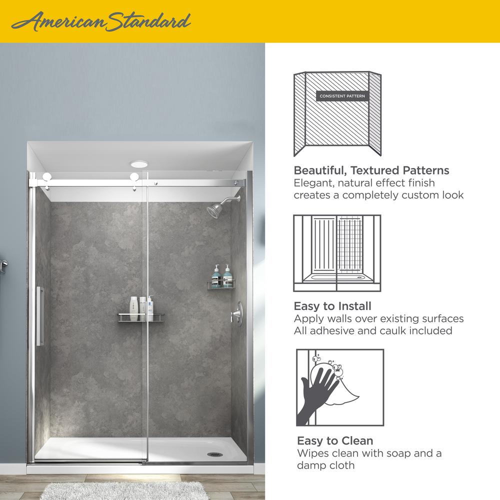 Passage 60 x 32 x 72-Inch Shower Wall Set