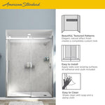 Passage 60 x 32 x 72-Inch Shower Wall Set
