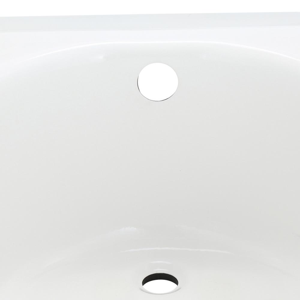 Princeton® Americast® 60 x 30-Inch Integral Apron Bathtub With Left-Hand Outlet