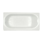 Princeton® Americast® 60 x 30-Inch Integral Apron Bathtub Above Floor Rough Left-Hand Outlet with Integral Drain