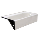 Princeton® Americast® 60 x 34-Inch Integral Apron Bathtub Right-Hand Outlet with Luxury Ledge