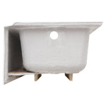 Studio 60 x 30-Inch Integral Apron Bathtub Above Floor Rough with Right-Hand Outlet