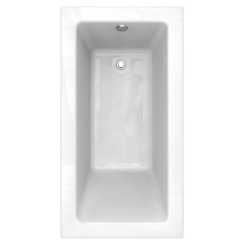 Studio 60 x 32-Inch Drop-In Soaking Bathtub with Zero Edge