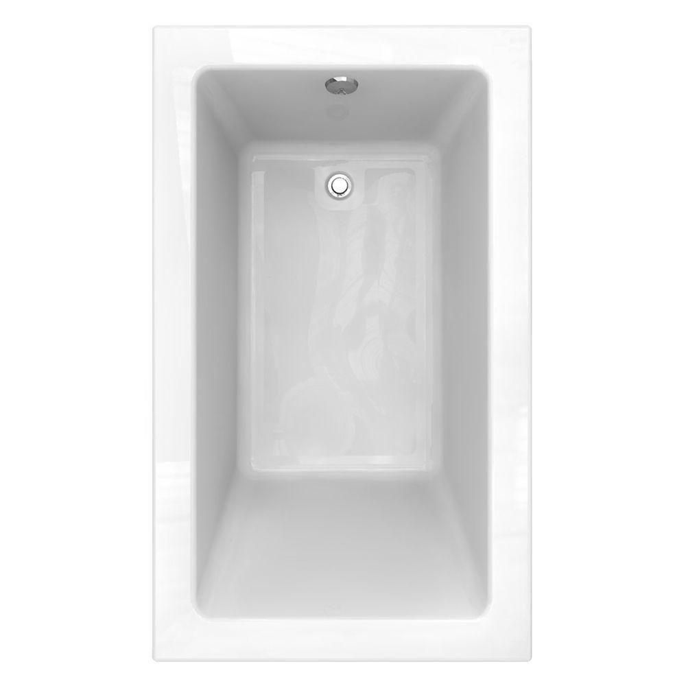 Studio 60 x 36-Inch Drop-In Soaking Bathtub with Zero Edge