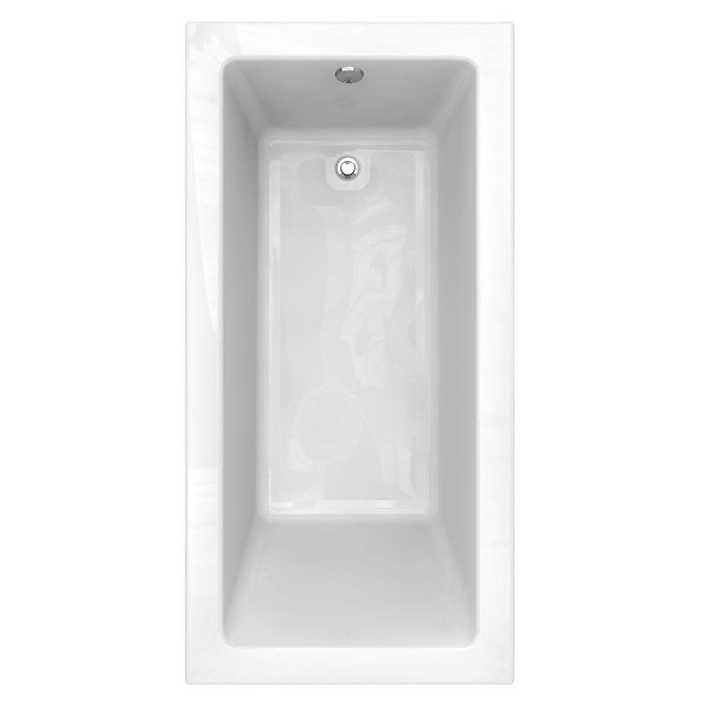 Studio 72 x 36-Inch Drop-In Soaking Bathtub with Zero Edge