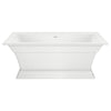 Town Square® S 68 x 36-Inch Freestanding Bathtub Center Drain With Integrated Overflow