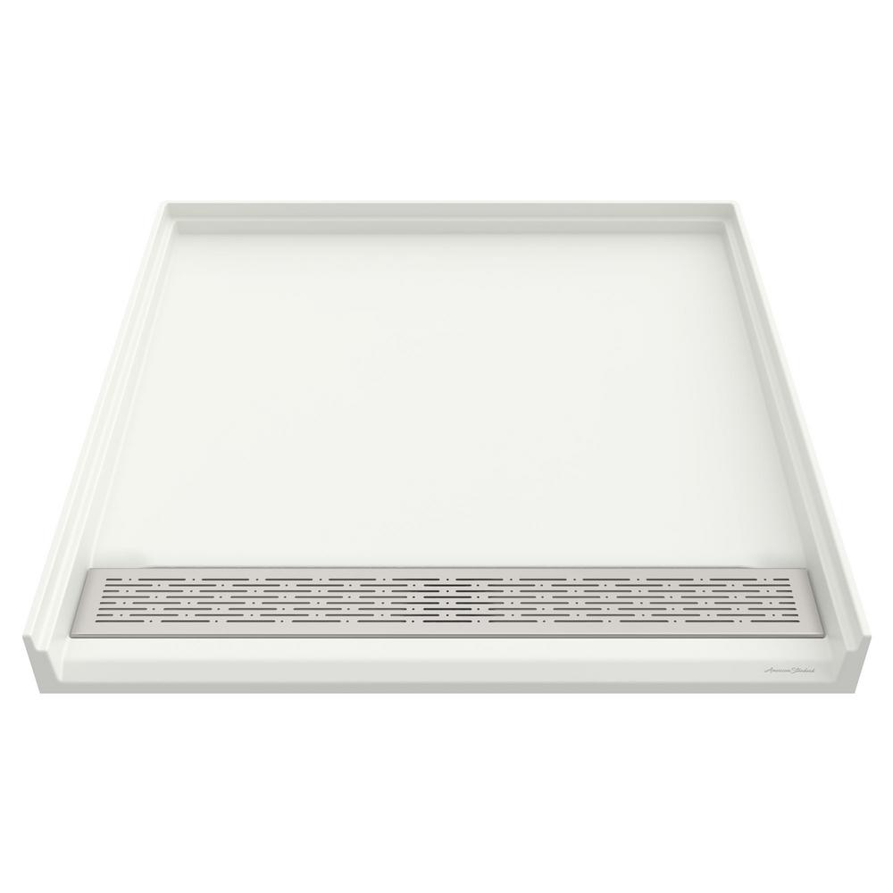 Townsend 64 x 34-Inch Single Threshold ADA Shower Base With Linear Drain