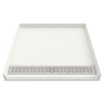 Townsend 64 x 34-Inch Single Threshold ADA Shower Base With Linear Drain
