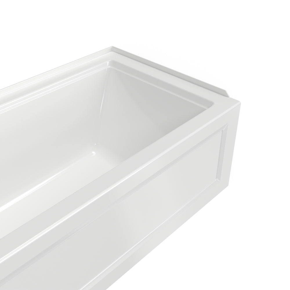 Town Square S 60 x 30-Inch Integral Apron Bathtub With Left-Hand Outlet