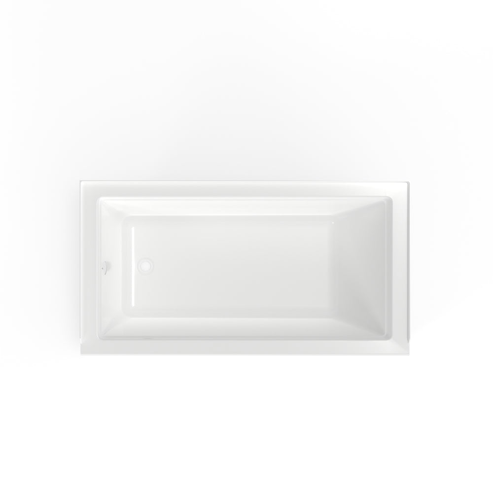 Town Square S 60 x 30-Inch Integral Apron Bathtub With Left-Hand Outlet