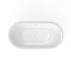 Studio® S 68 x 34-Inch Freestanding Bathtub Center Drain With Integrated Overflow