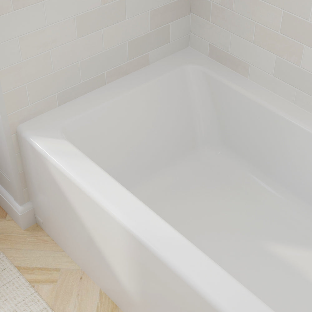 Studio 60 x 32-Inch Integral Apron Bathtub Above Floor Rough With Right-Hand Outlet