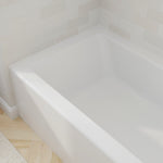 Studio 60 x 32-Inch Integral Apron Bathtub Above Floor Rough With Right-Hand Outlet