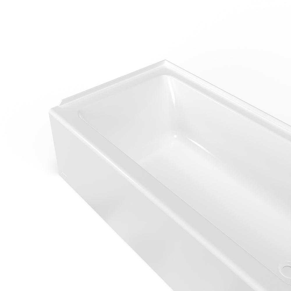 Studio 60 x 32-Inch Integral Apron Bathtub Above Floor Rough With Right-Hand Outlet