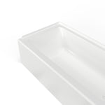 Studio 60 x 32-Inch Integral Apron Bathtub Above Floor Rough With Right-Hand Outlet