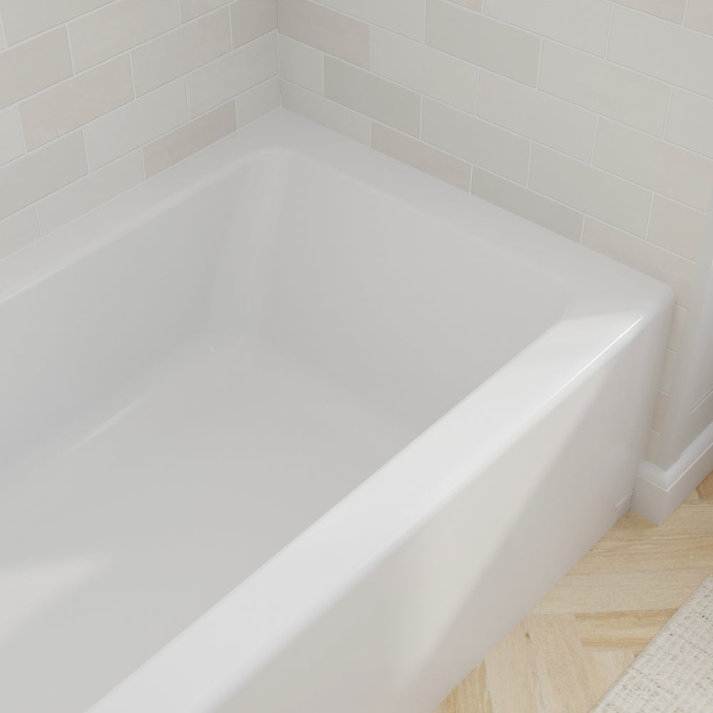 Studio 60 x 30-Inch Integral Apron Bathtub Above Floor Rough with Left-Hand Outlet