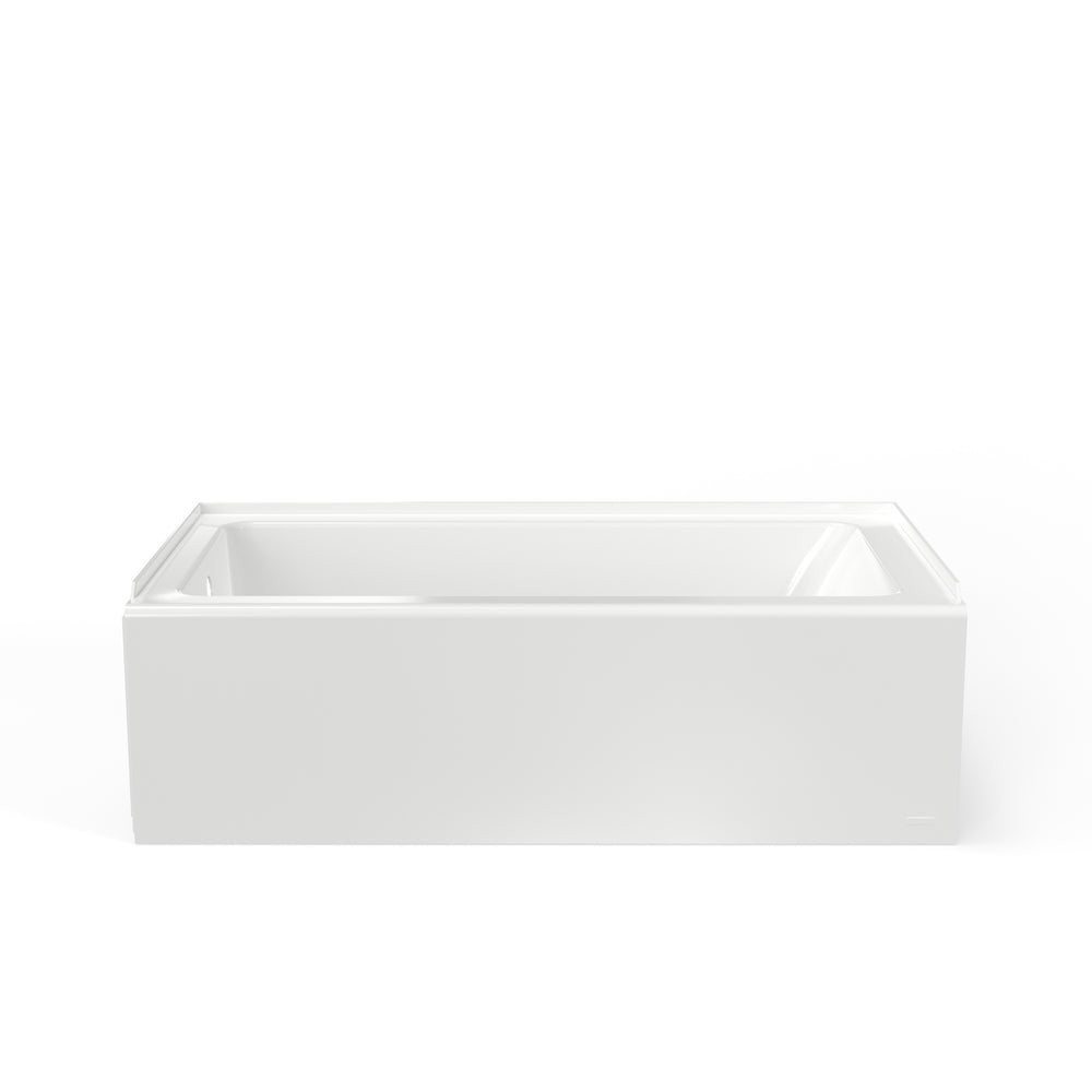 Studio 60 x 32-Inch Integral Apron Bathtub Above Floor Rough With Left-Hand Outlet