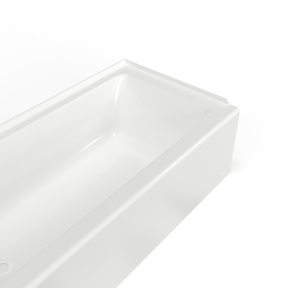Studio 60 x 30-Inch Integral Apron Bathtub Above Floor Rough with Left-Hand Outlet