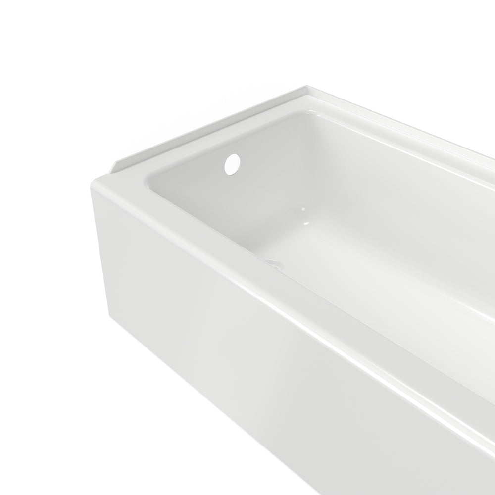Studio 60 x 30-Inch Integral Apron Bathtub Above Floor Rough with Left-Hand Outlet