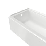 Studio 60 x 30-Inch Integral Apron Bathtub Above Floor Rough with Left-Hand Outlet
