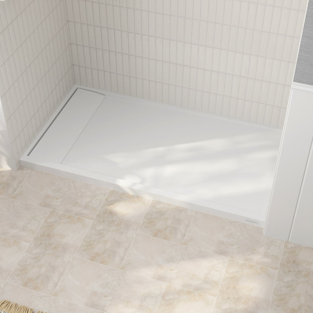 Townsend 60 x 30-Inch Single Threshold Shower Base With Left-Hand Outlet
