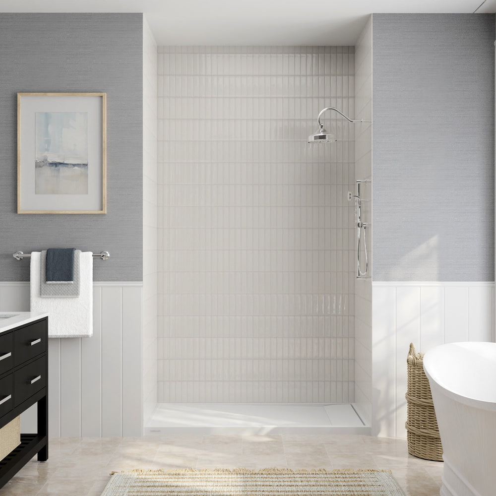 Townsend 60 x 30-Inch Single Threshold Shower Base With Right-Hand Outlet