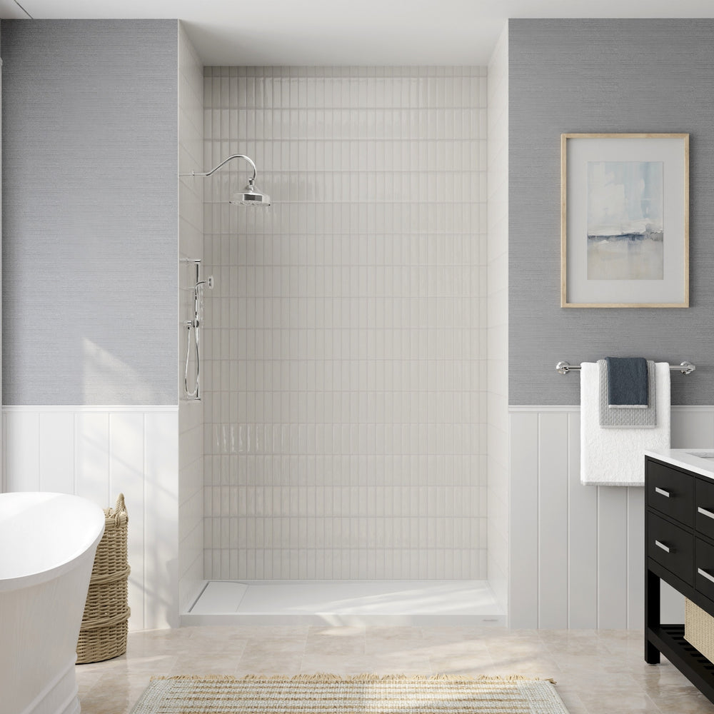 Townsend 60 x 32-Inch Single Threshold Shower Base With Left-Hand Outlet