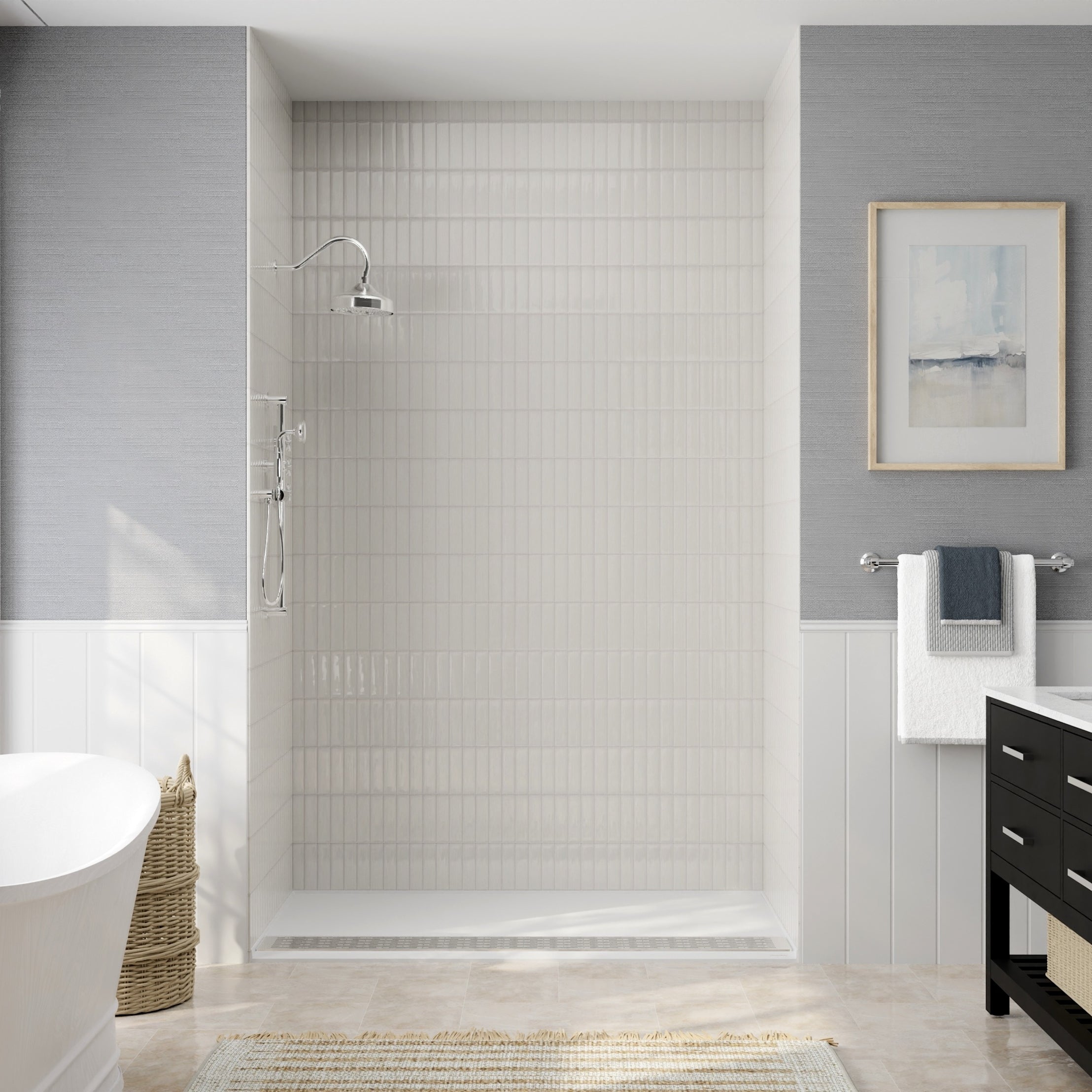 base 148センチ American Standard Townsend 64x34in. Shower Base | American