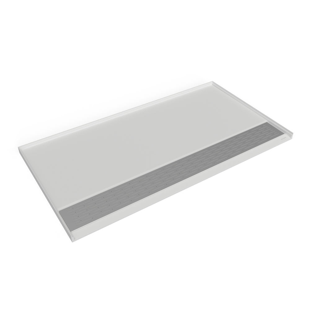 Townsend 64 x 34-Inch Single Threshold ADA Shower Base With Linear Drain