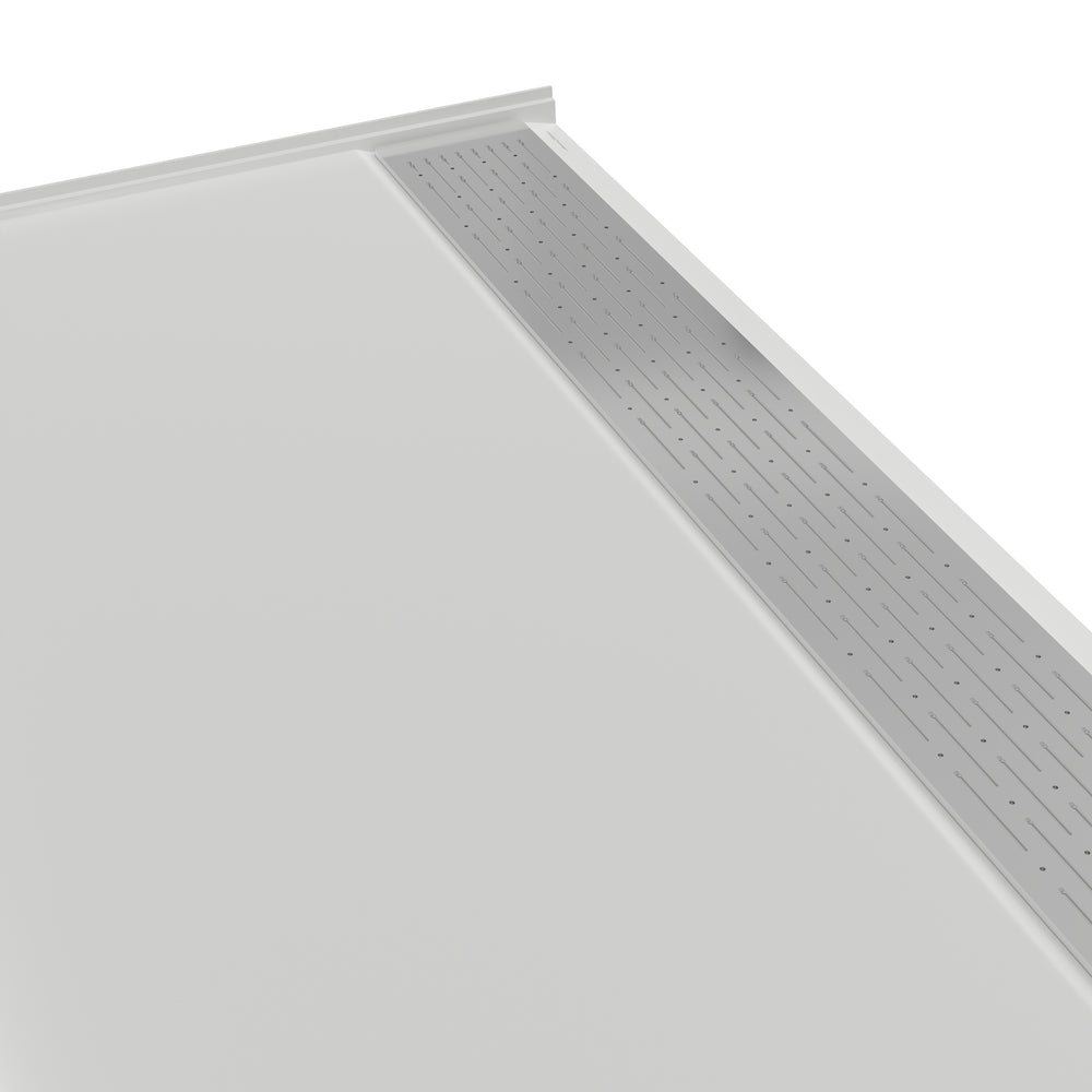 Townsend 64 x 34-Inch Single Threshold ADA Shower Base With Linear Drain