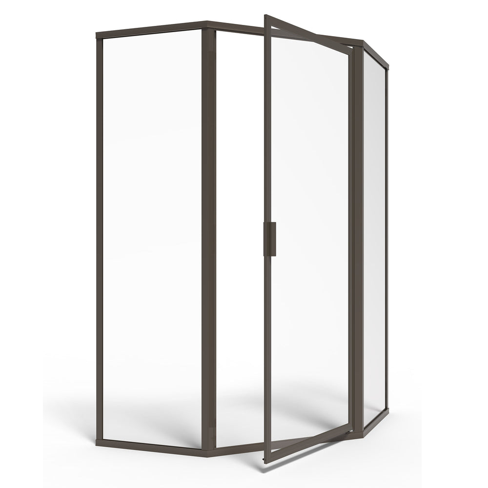 Prestige 66-5/8-Inch Height Neo Angle Shower Door