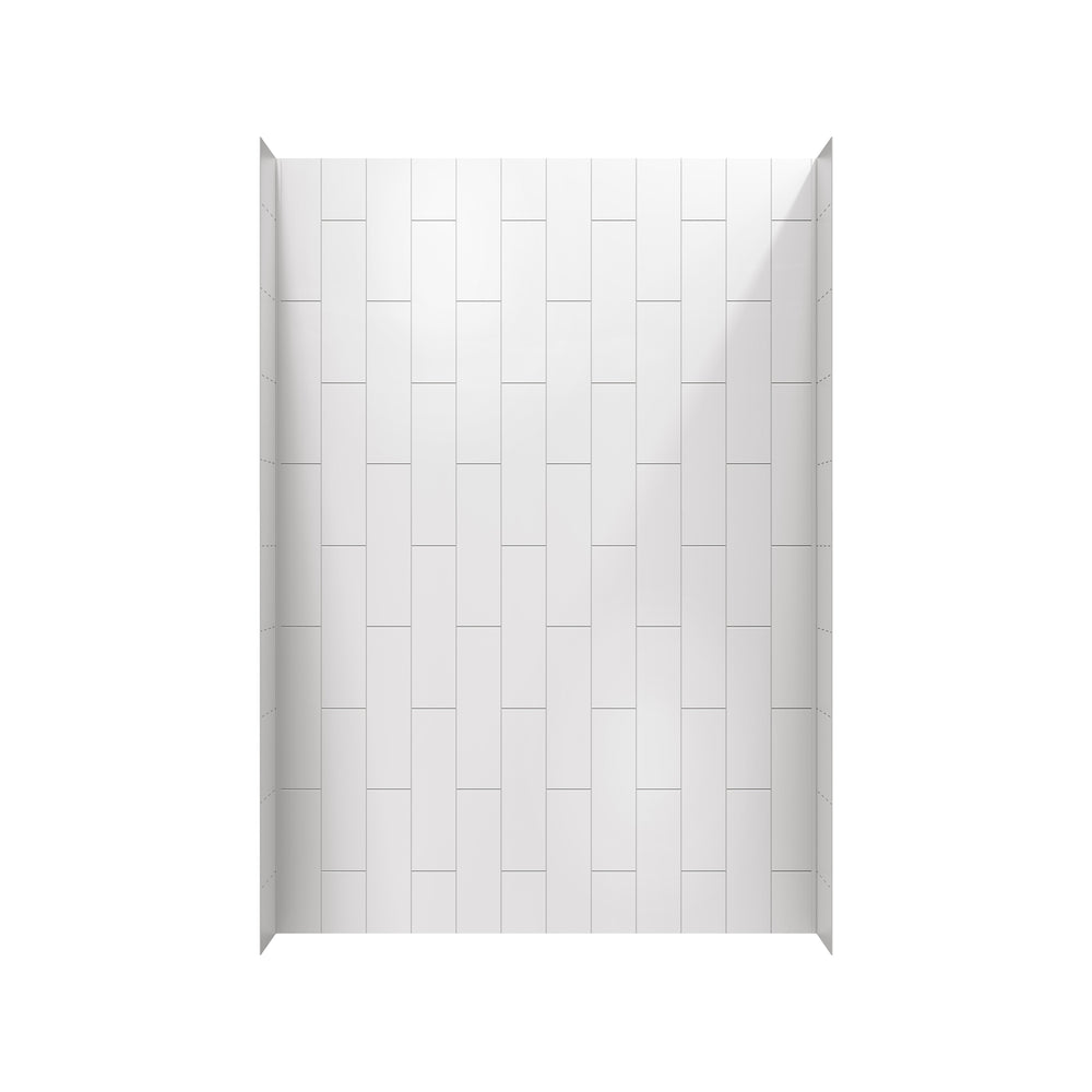 Aspirations 48 X 36 X 84-Inch Vertical Tile Shower Wall Set