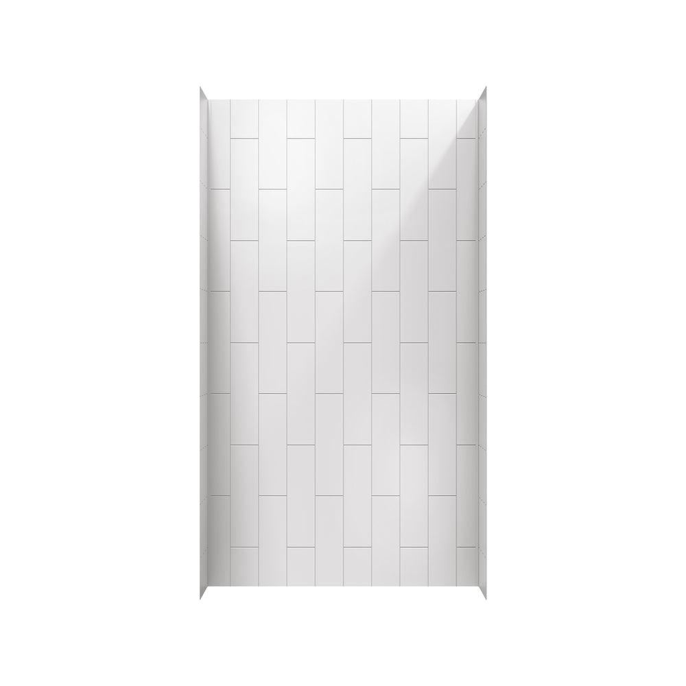 Aspirations 48 X 36 X 84-Inch Vertical Tile Shower Wall Set
