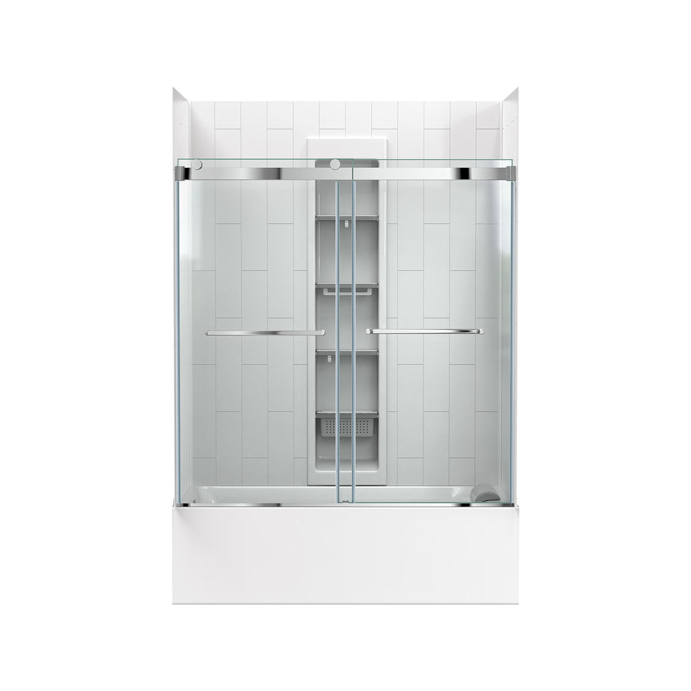 Aspirations 15 x 65-Inch In-Wall Customizable Shelving Unit
