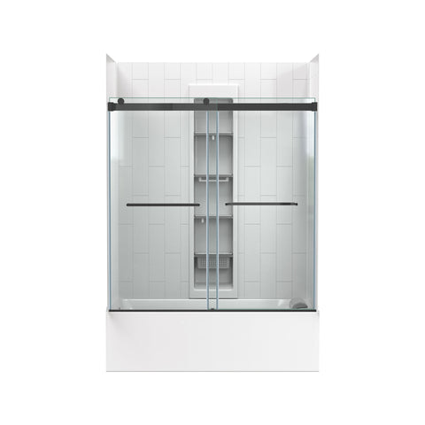 Aspirations 15 x 65-Inch In-Wall Customizable Shelving Unit