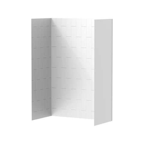 Aspirations 48 X 36 X 84-Inch Vertical Tile Shower Wall Set